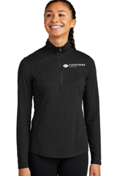 Sport-Tek ® Ladies PosiCharge ® Tri-Blend Wicking 1/4-Zip Pullover 